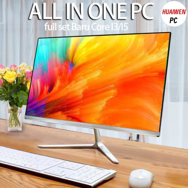 Huaiwen FULL PC ALL IN ONE Konfigurasi tinggi CORE I5 RAM 8GB/16GB 512/1TB SSD